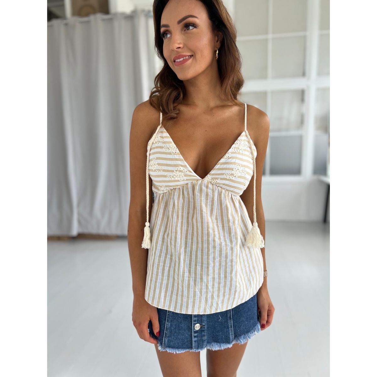 Pinkiss stripe top