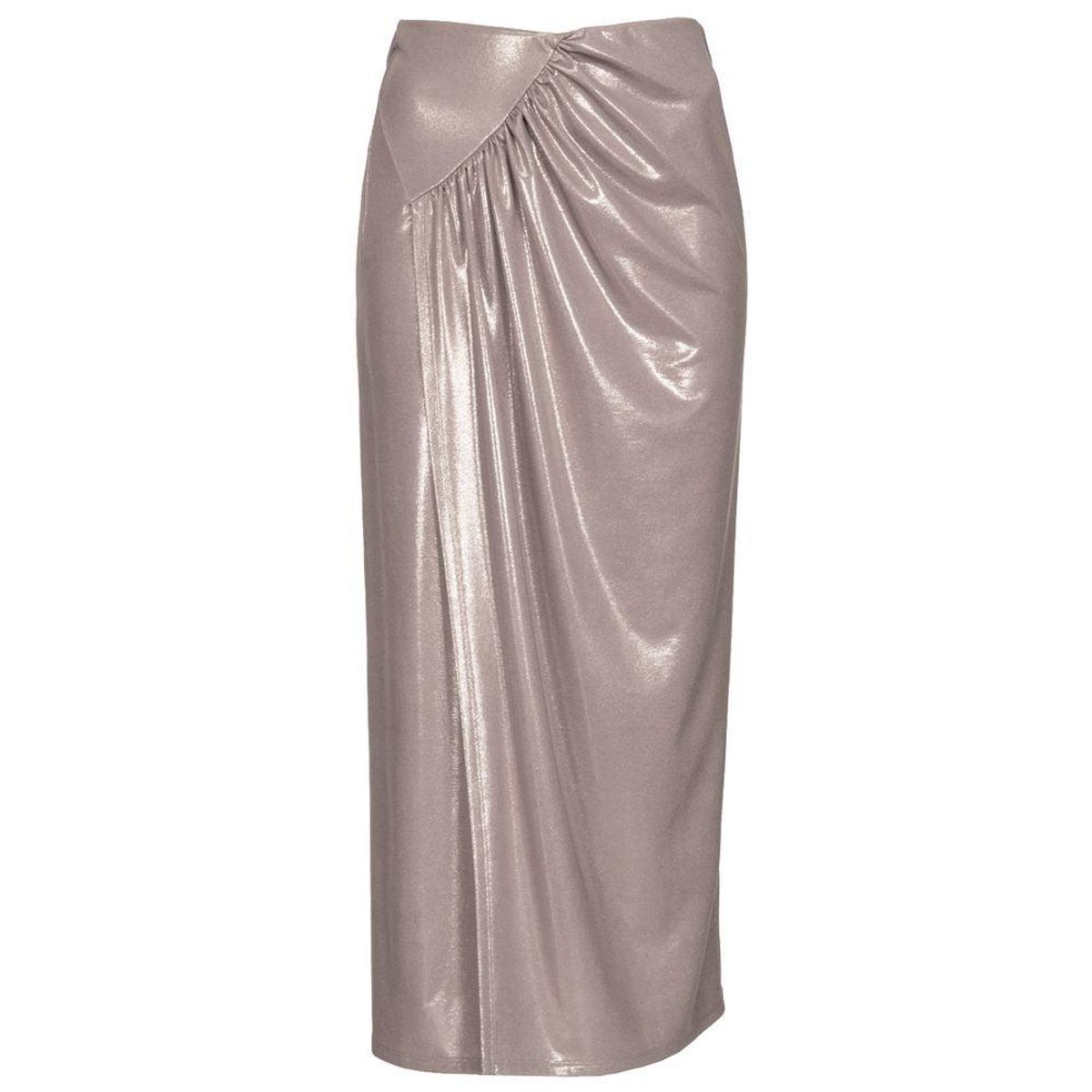 Pinko Beige Polyester Skirt