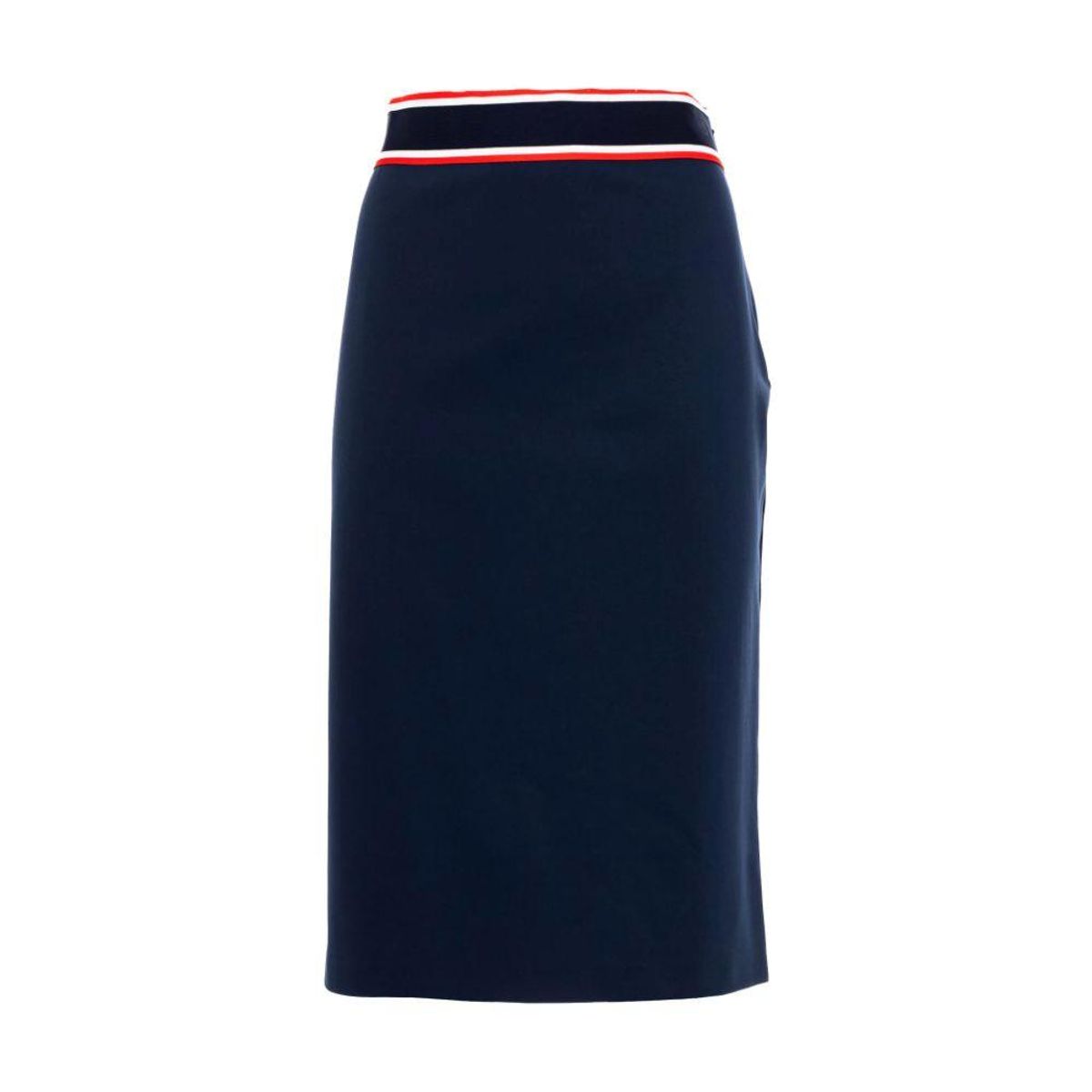 Pinko Blue Viscose Skirt