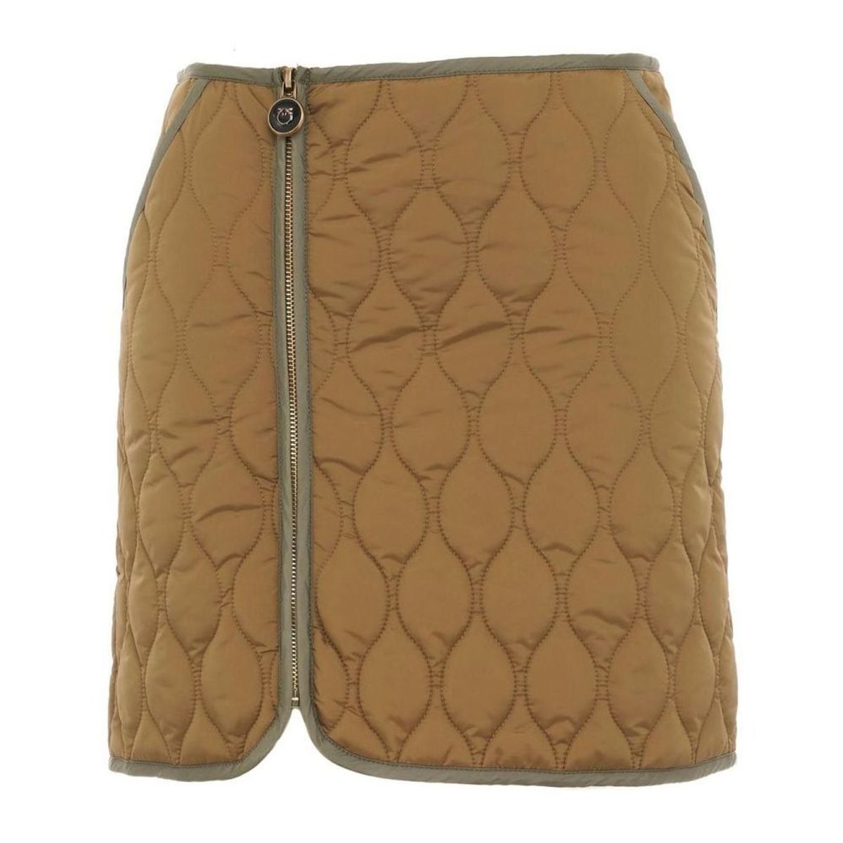 PINKO Brown Nylon Skirt