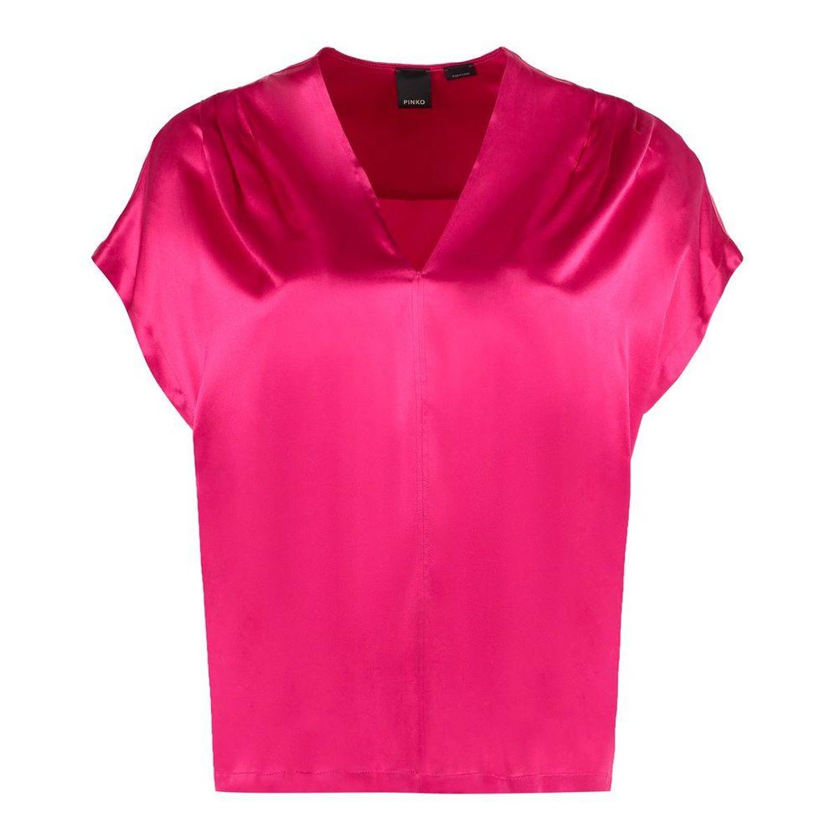 Pinko Elegant Fuchsia Silk Blend Blouse