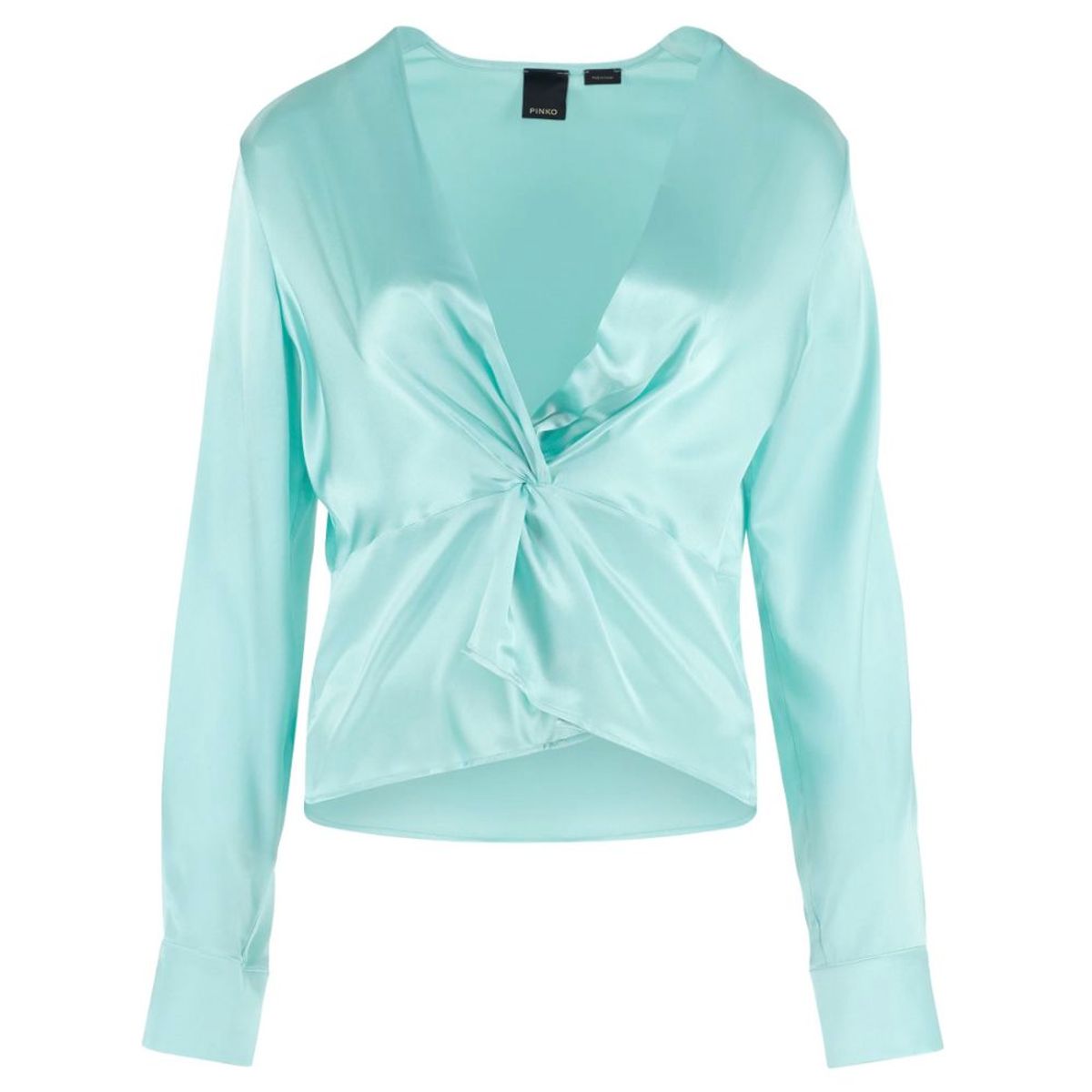 PINKO Green Silk Sweater