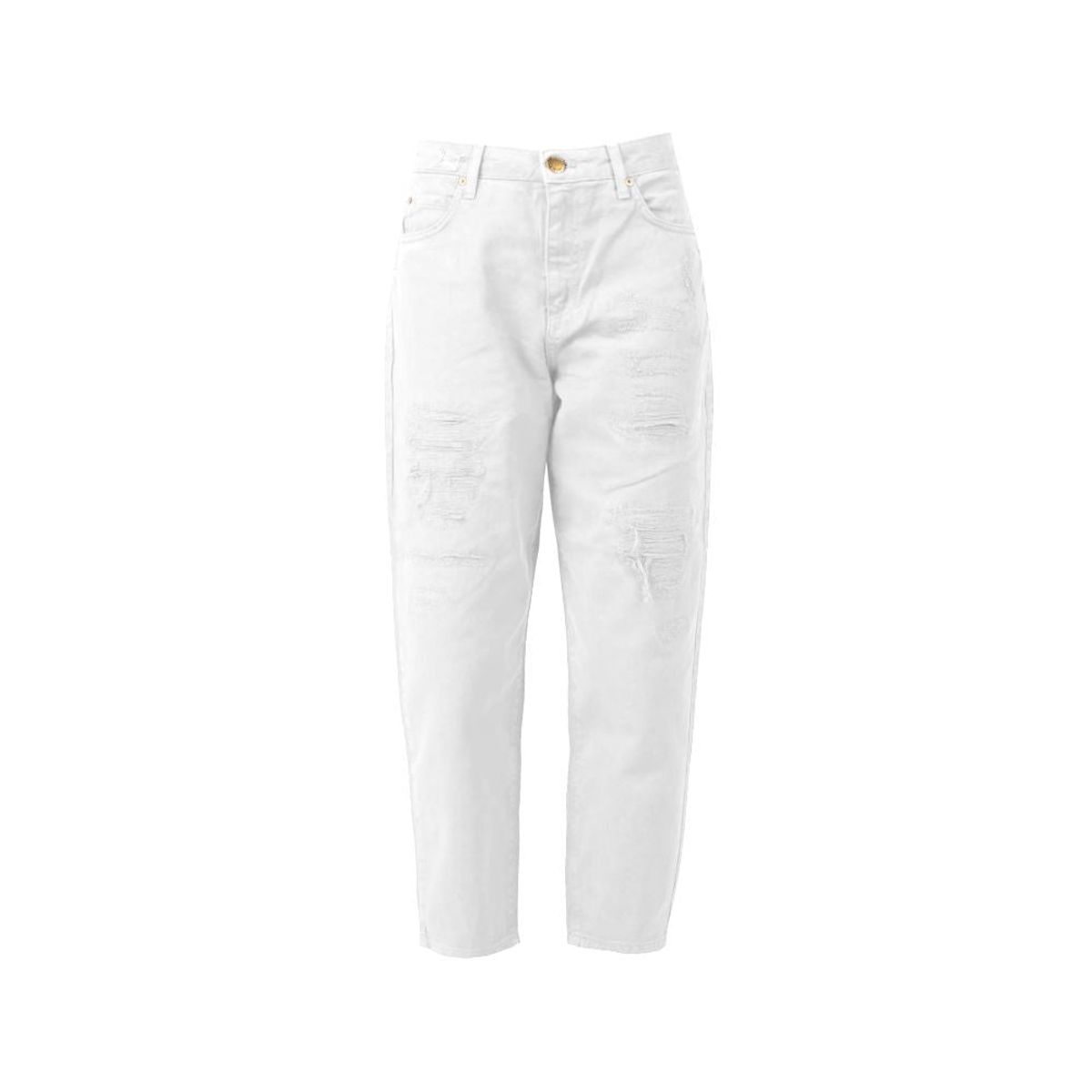 PINKO White Cotton Jeans & Pants