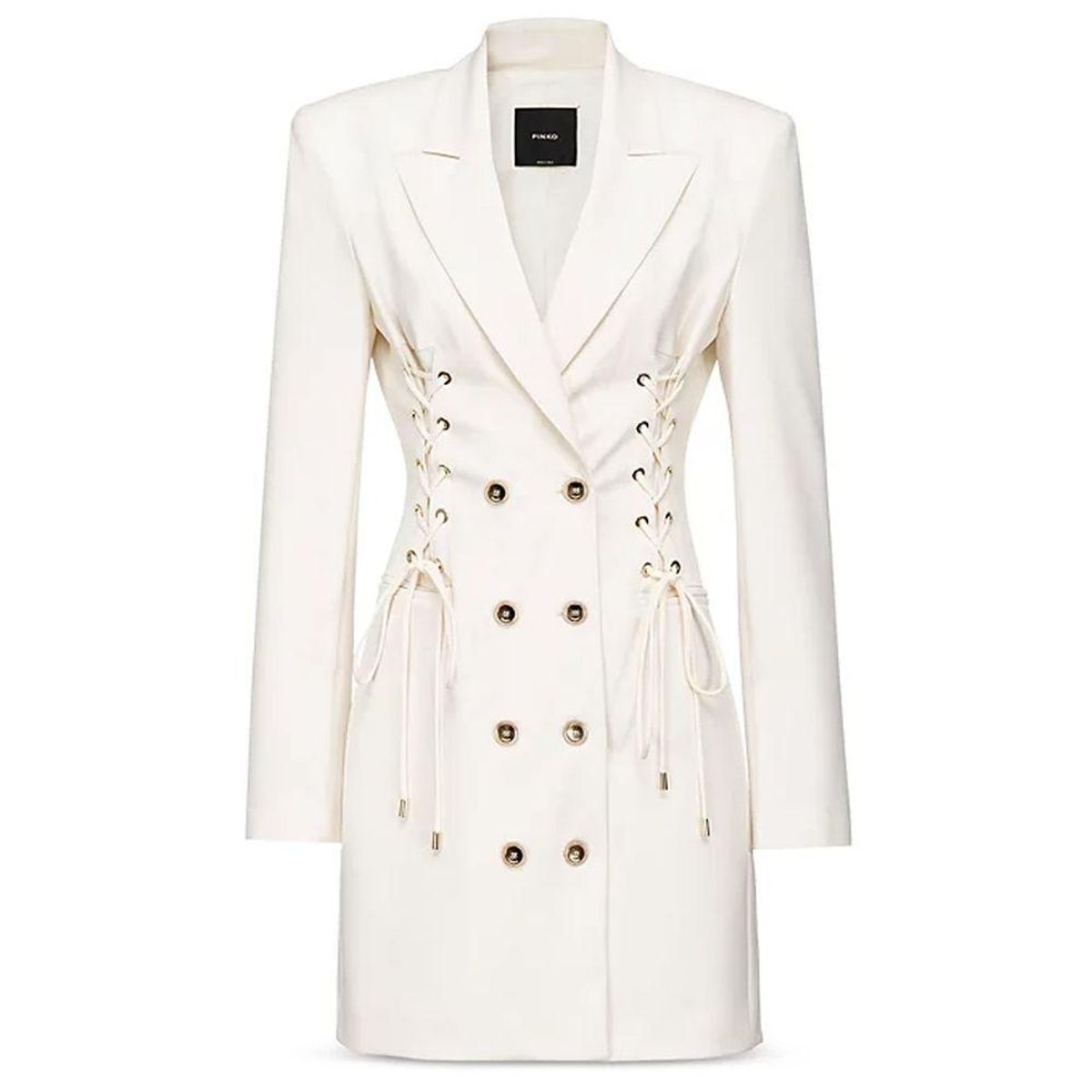 PINKO White Polyester Suits & Blazer