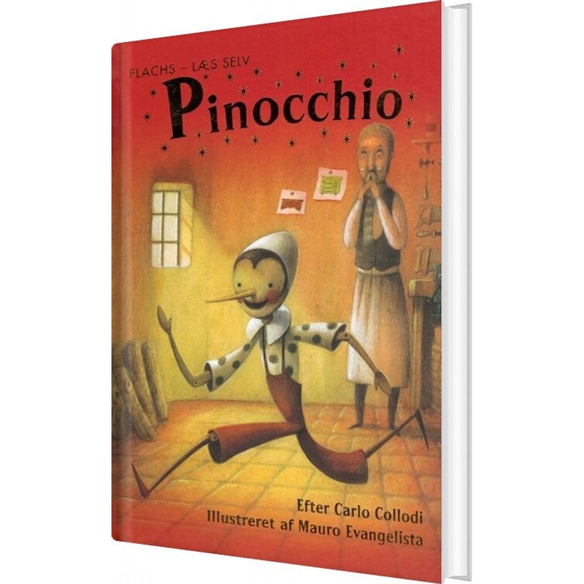 Pinocchio - Flachs Læs Selv - Katie Daynes - Bog