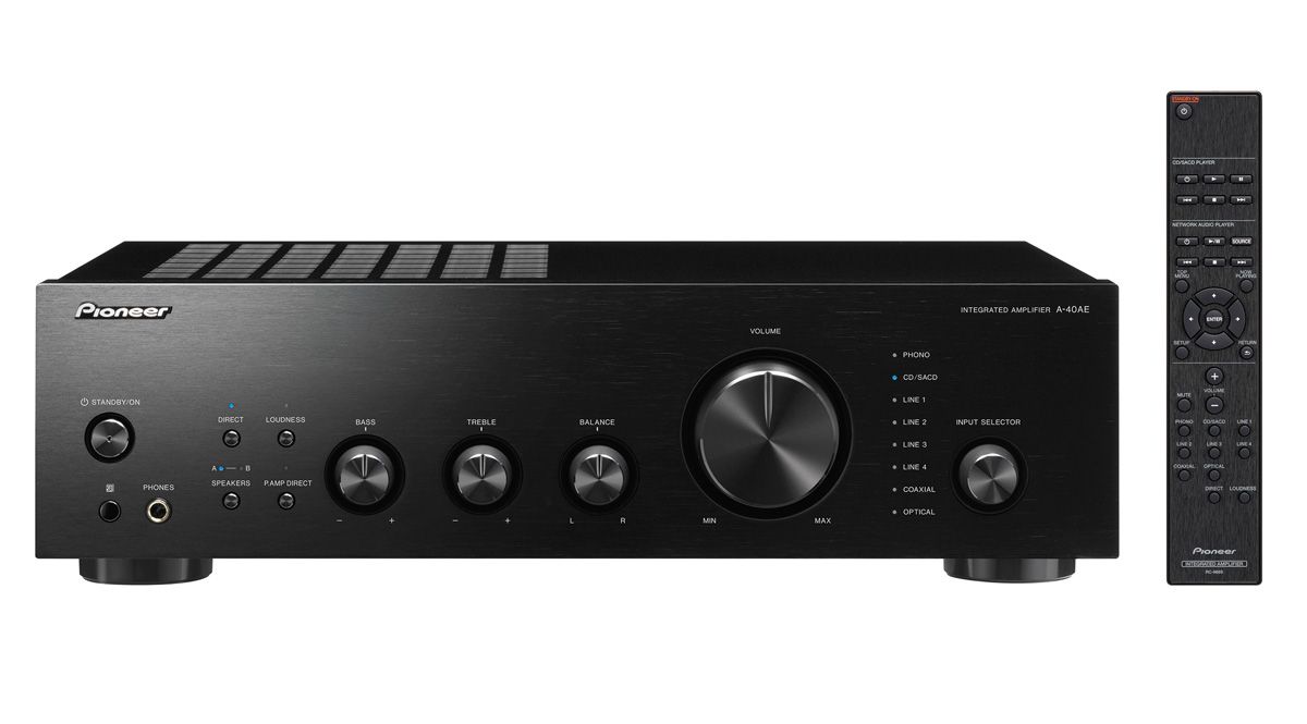 Pioneer A-40AE HI-FI Forstærker (Sort, 2x60W)