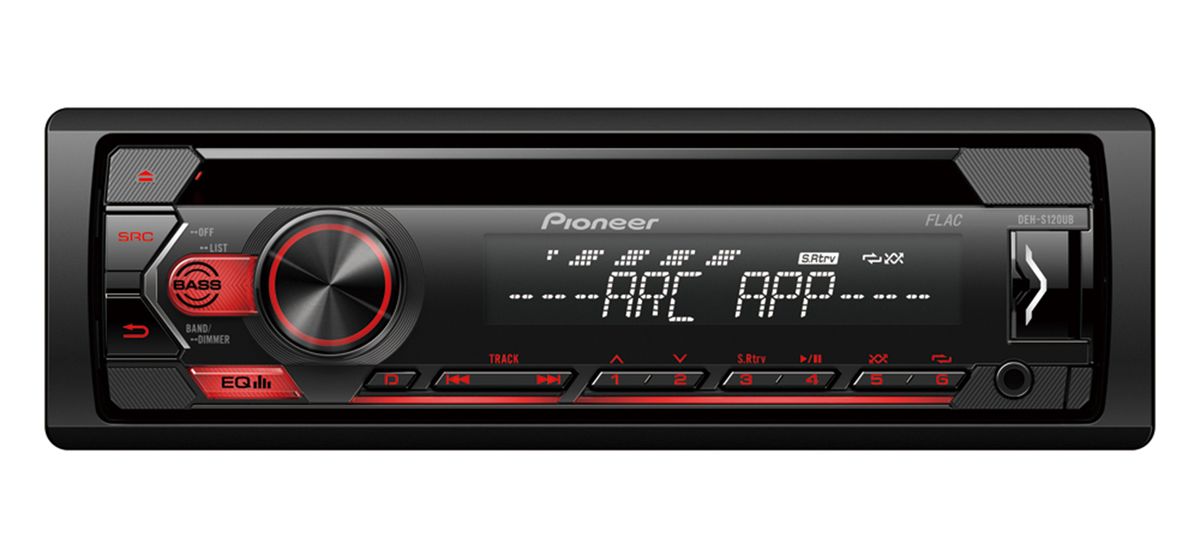 Pioneer DEH-S120UB - Enkelt DIN bilradio med CD-afspiller