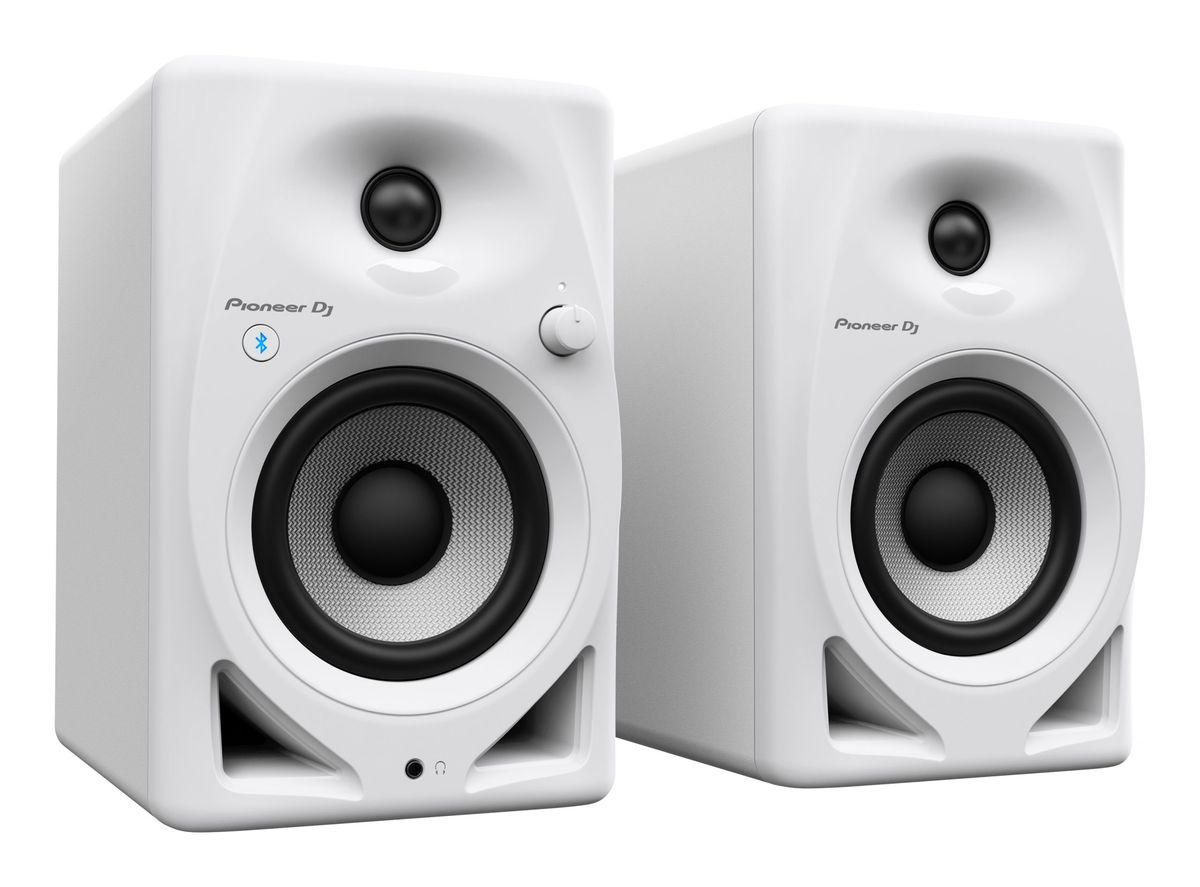 Pioneer DJ DM-40D-BT-W Studie Monitors m. Bluetooth (Hvid)