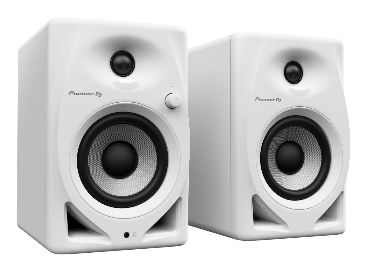 Pioneer DJ DM-40D-W Aktive Studie Monitors (Hvid)