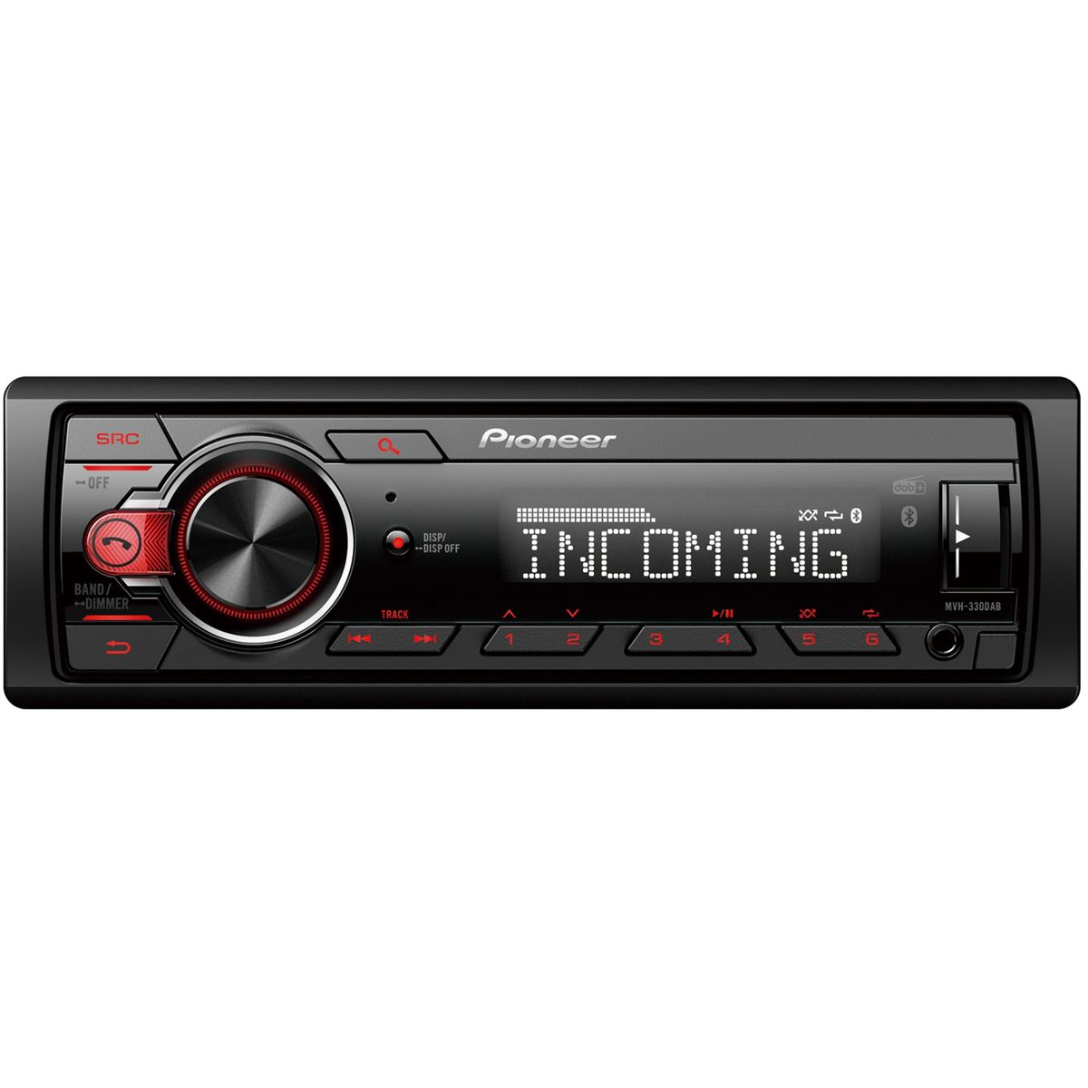 Pioneer MVH-330DAB Bilstereo Bluetooth FM/DAB+ Radio