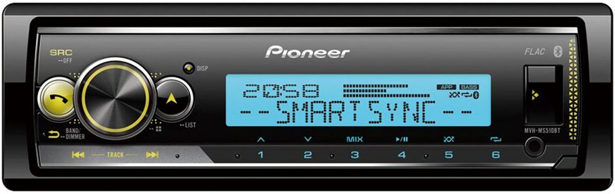 Pioneer MVH-MS510BT Marine Radio