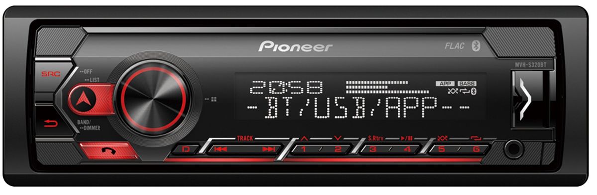 Pioneer MVH-S320BT Bilradio m. Bluetooth/Trådløs Telefoni