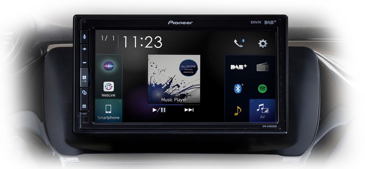 Pioneer SPH-EVO62DAB-208 Apple CarPlay, DAB Radio og Bluetooth