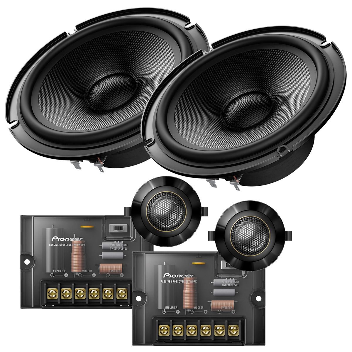 Pioneer TS-Z65CH Komponent højttalersystem (330W, 17cm)