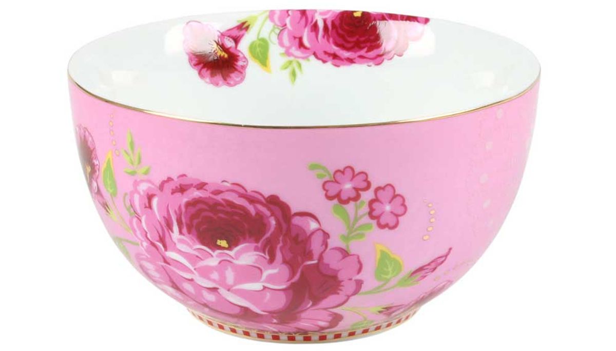 Pip studio Floral Porcelæn Skål Rose Pink - Ø 12 cm