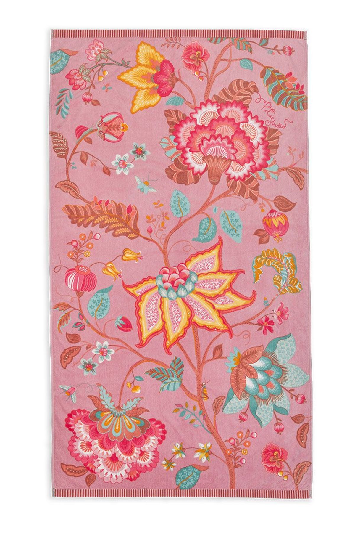 Pip Studio Flowers beachtowel Lilla