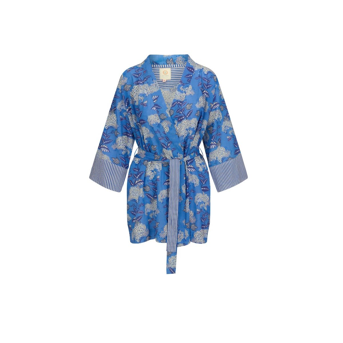 Pip Studio Kimono Flora Firenze Cobalt Blue-Large