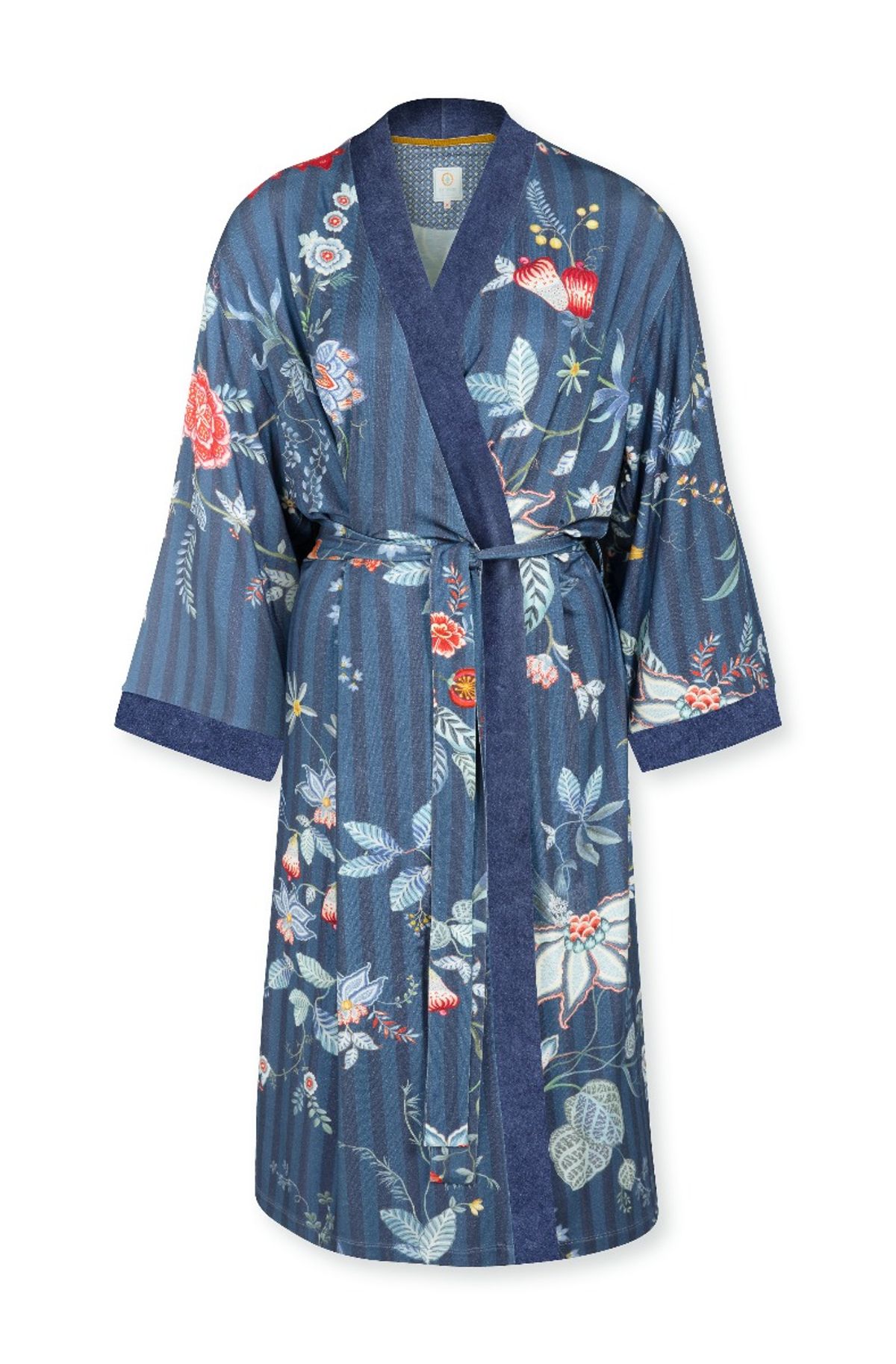 Pip Studio Kimono Naomi Flower Festival Big Dark Blue-X-Small