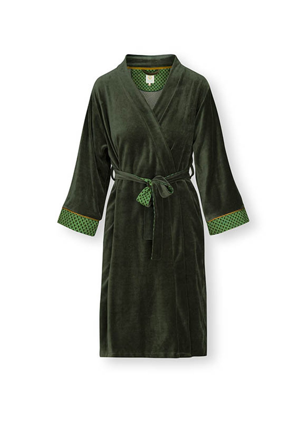 Pip Studio Kimono Solid Nicky Velvet Green-Small