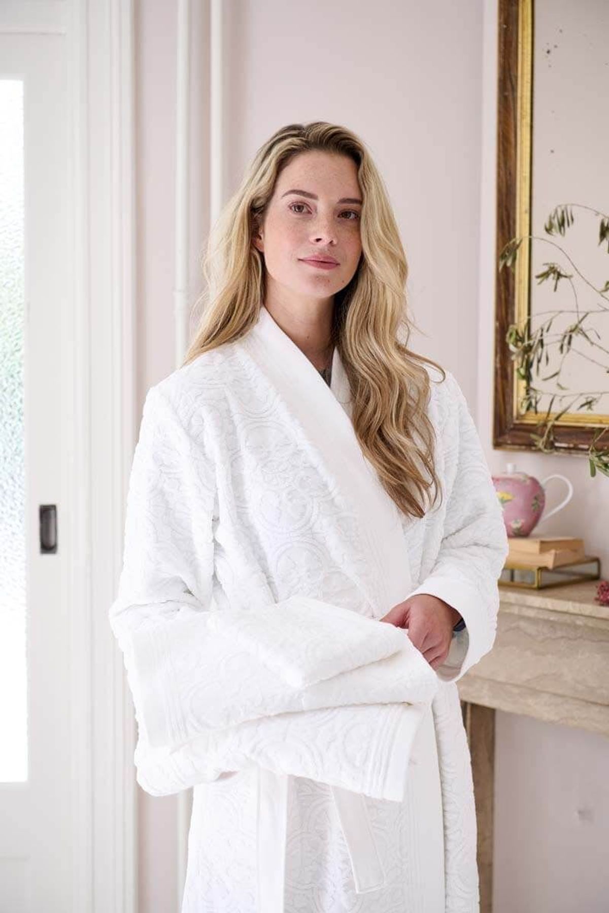 PIP Studio Mosaic de Pip Bathrobe Whi M