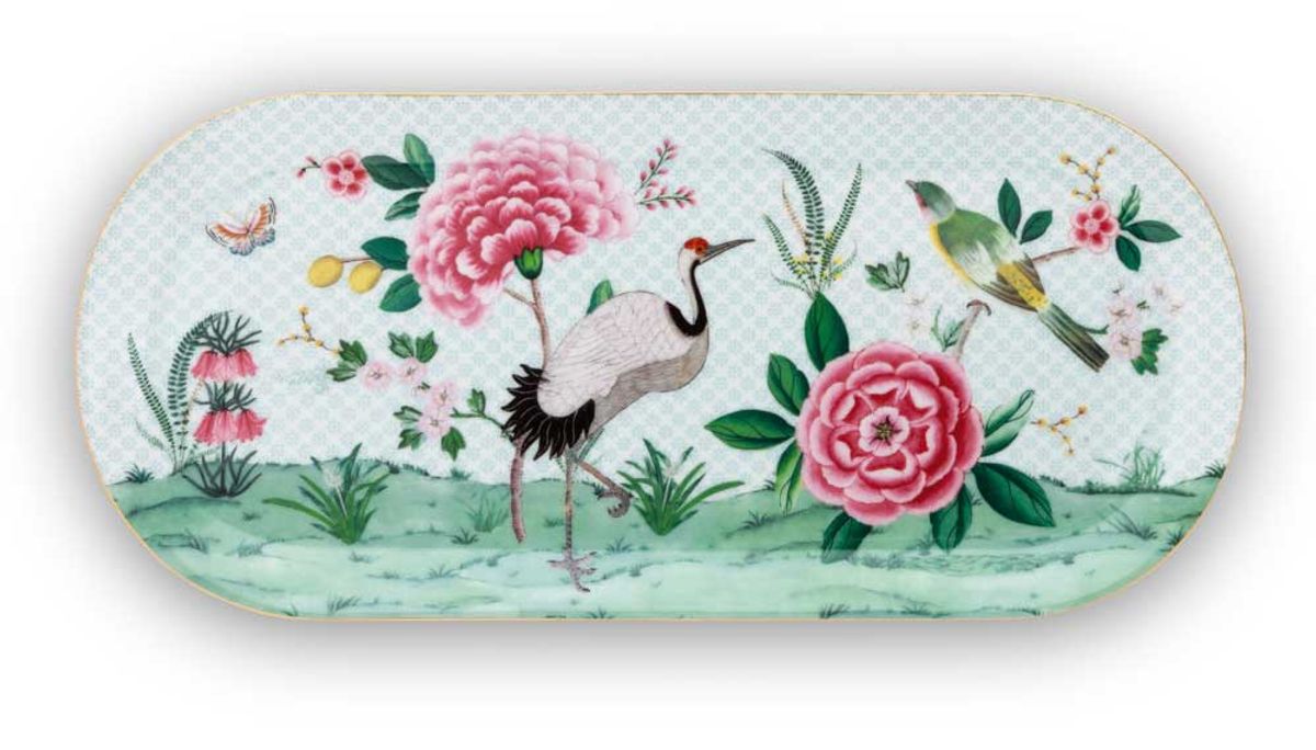 Pip studio Porcelæn Blushing Birds Stor fad hvid