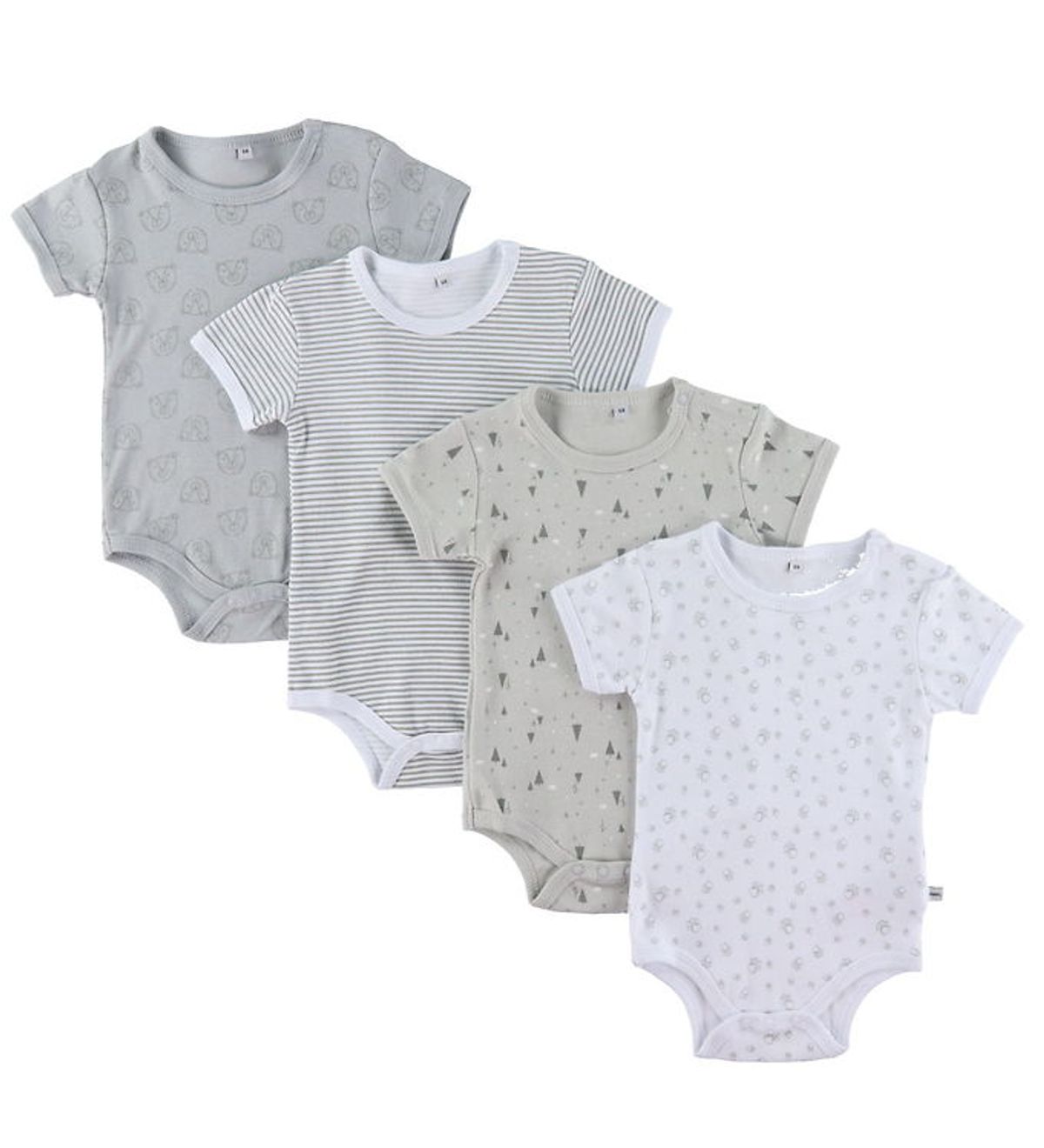 Pippi Baby Body k/æ - 4 pak - Harbor Mist