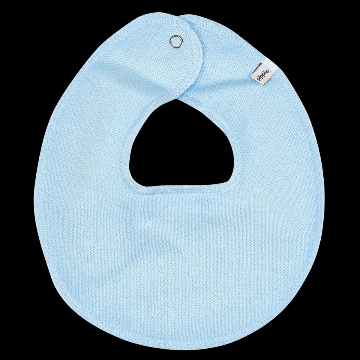 Pippi Baby Savlesmæk i økologisk bomuld - Light Dusty Blue - Onesize