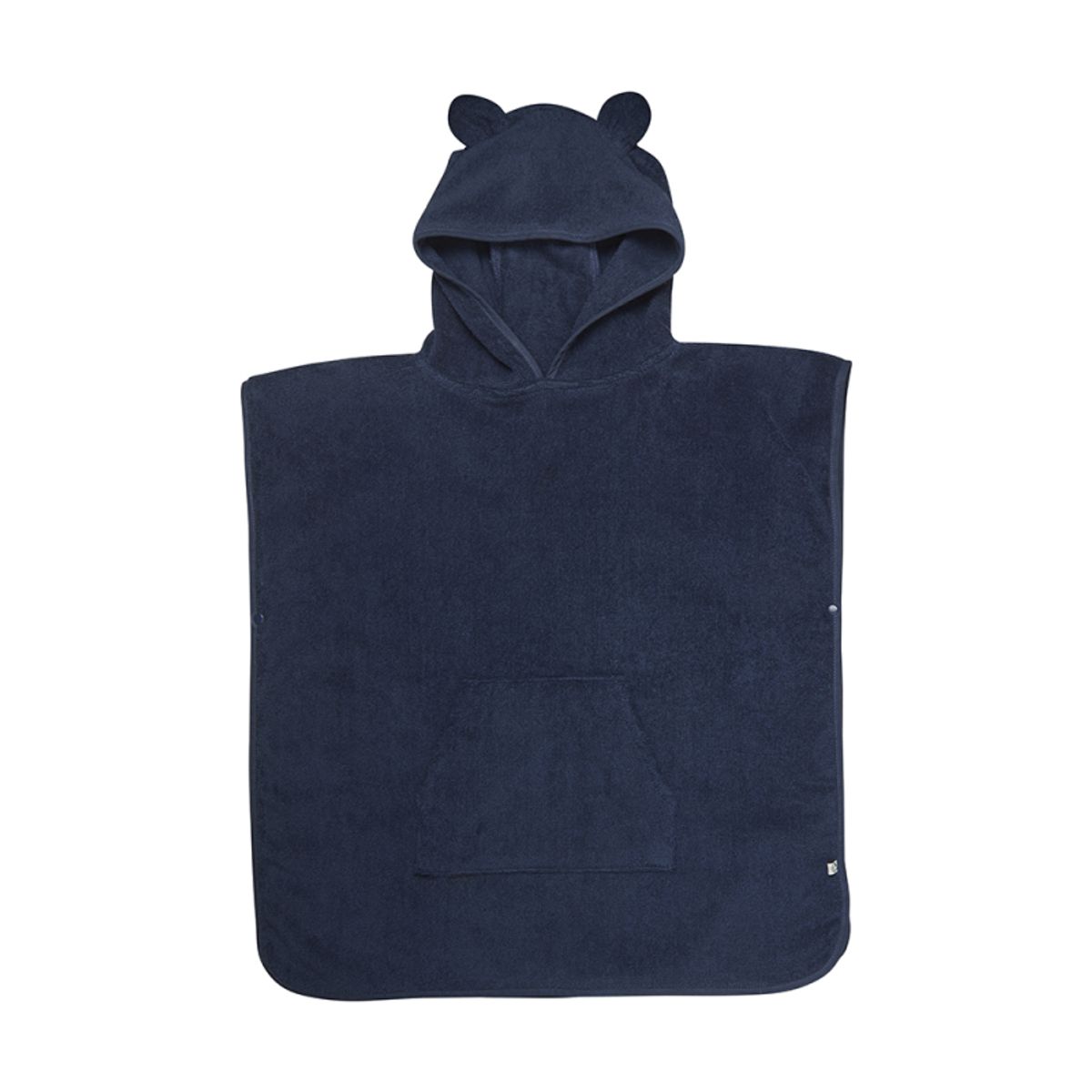 Pippi Økologisk Bath Poncho til børn - Navy