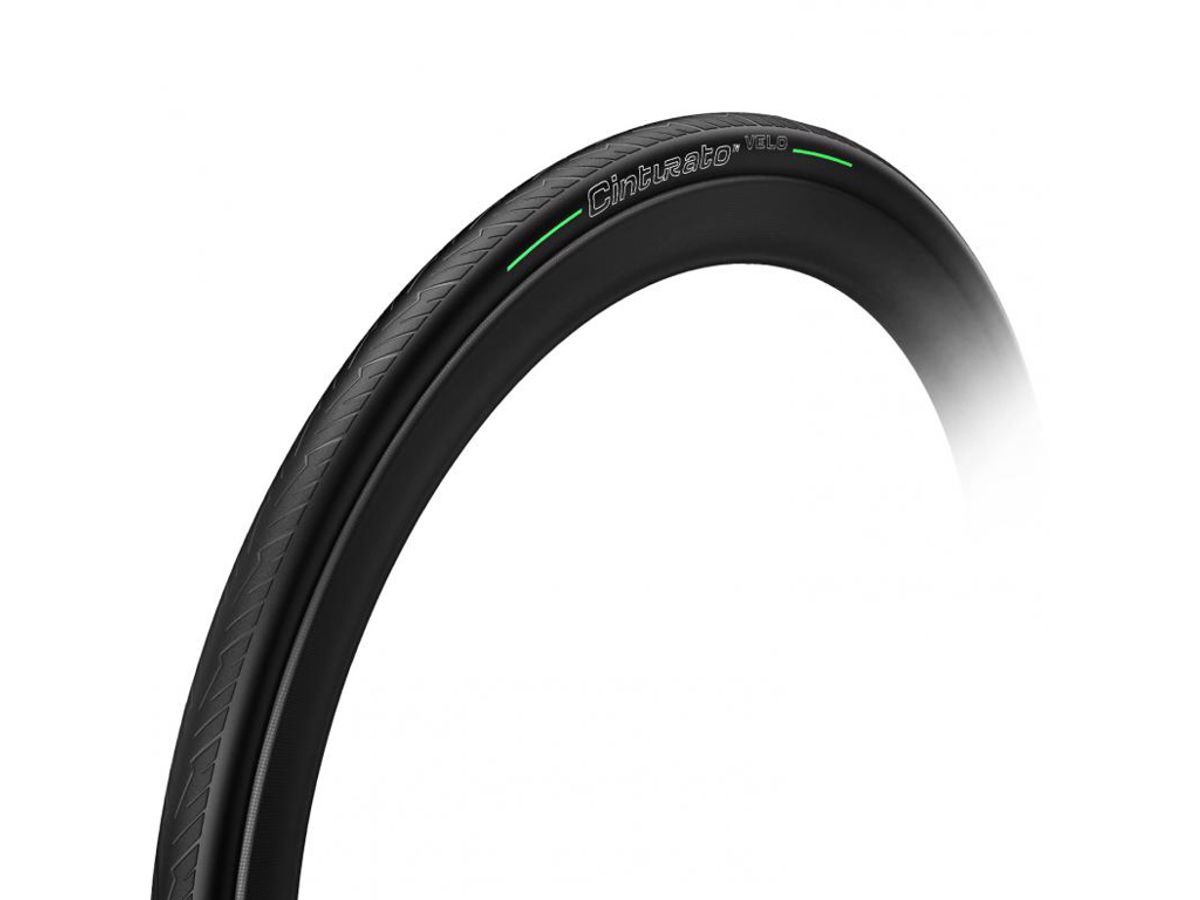 Pirelli Cinturato Velo - Foldedæk 700x24c - Sort/grøn