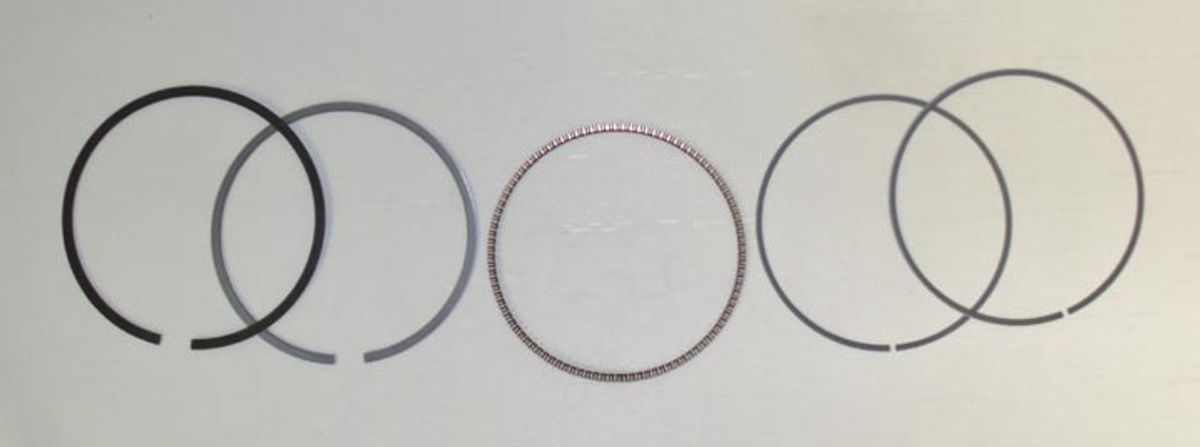 Piston Rings: Yamaha 660 Grizzly / Raptor / Rhino 01-07 1mm Over - 2C6116070000