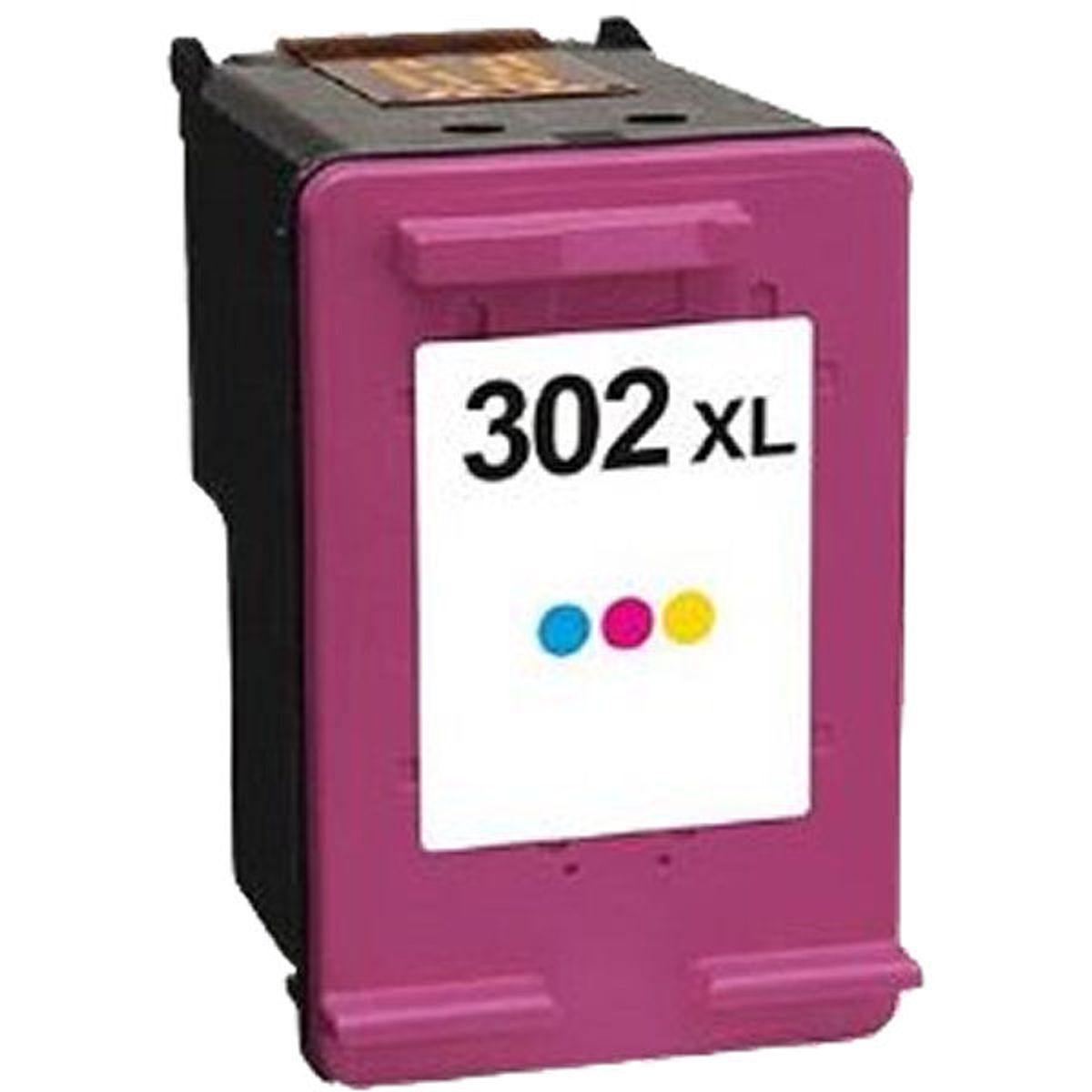 Pixojet blækpatron HP 302 XL - F6U67AE 3-farvet 20 ml