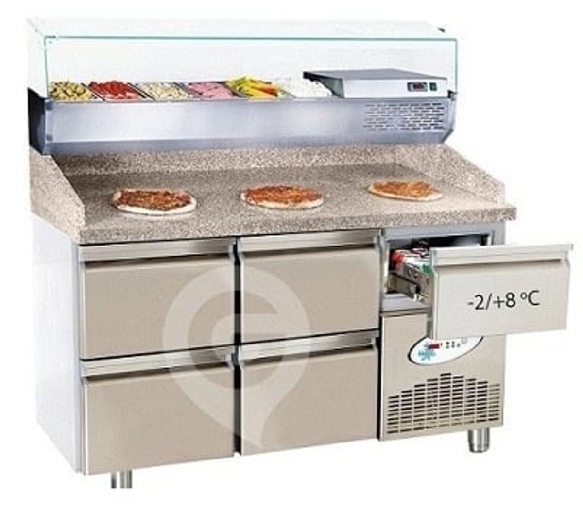 Pizzadisk Frenox, 5 skuffer