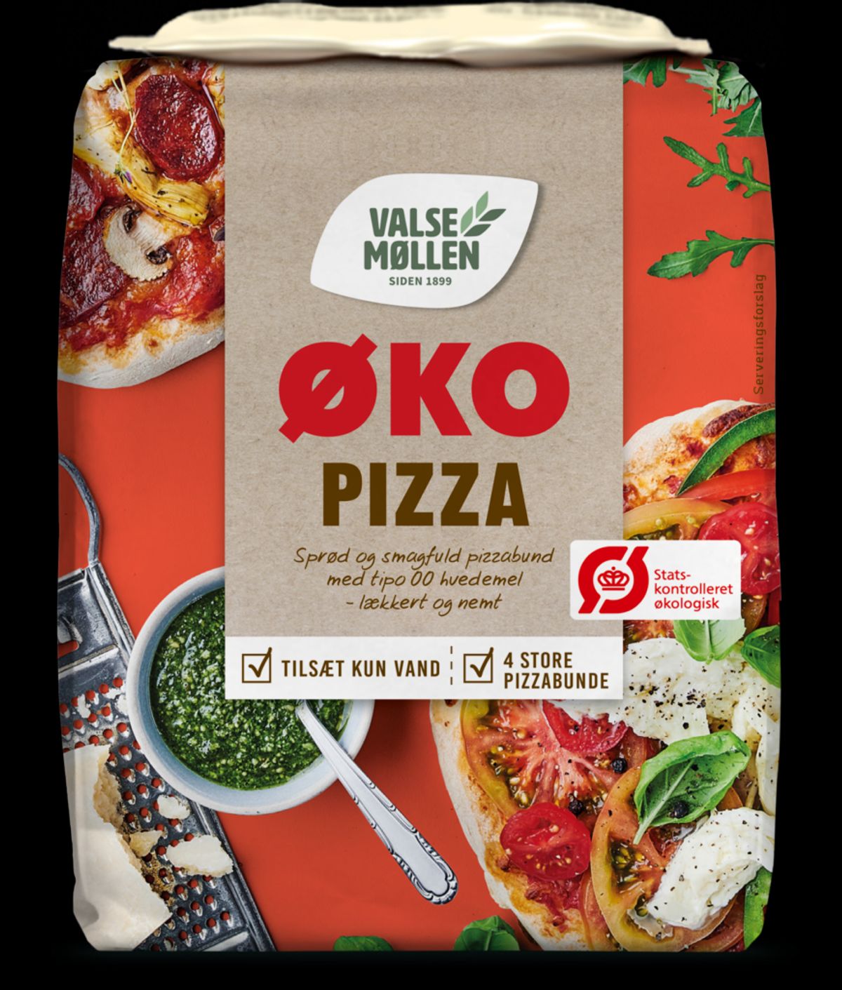 Pizzamel med gær økologisk 900 g - Valsemøllen