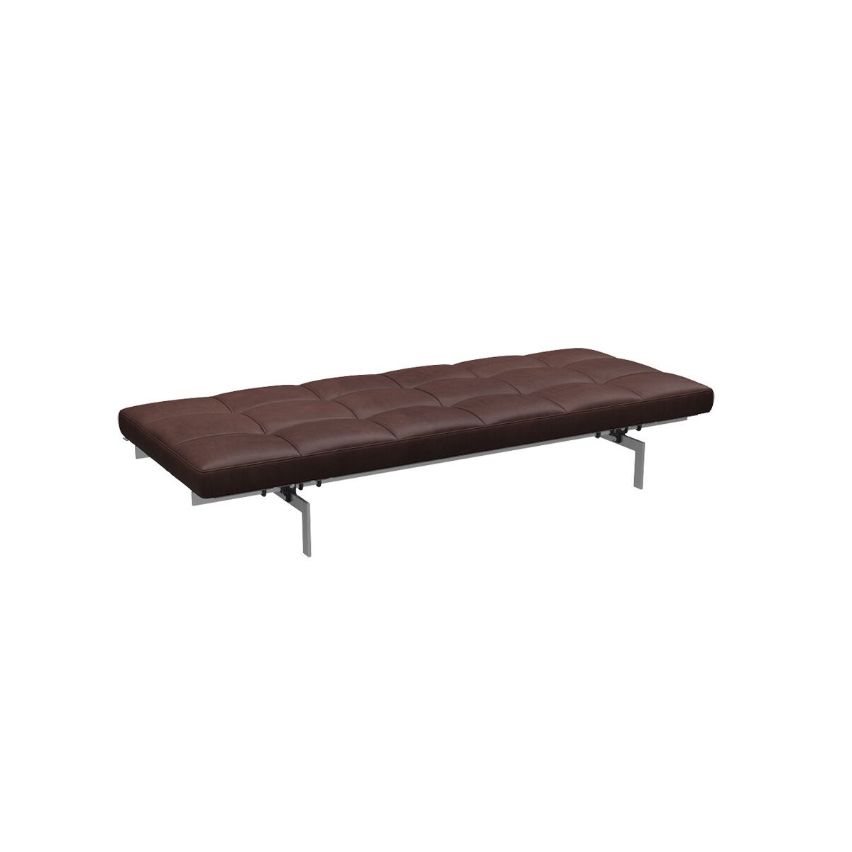 PK80 Daybed af Poul Kjærholm (Chokolade, Embrace læder)