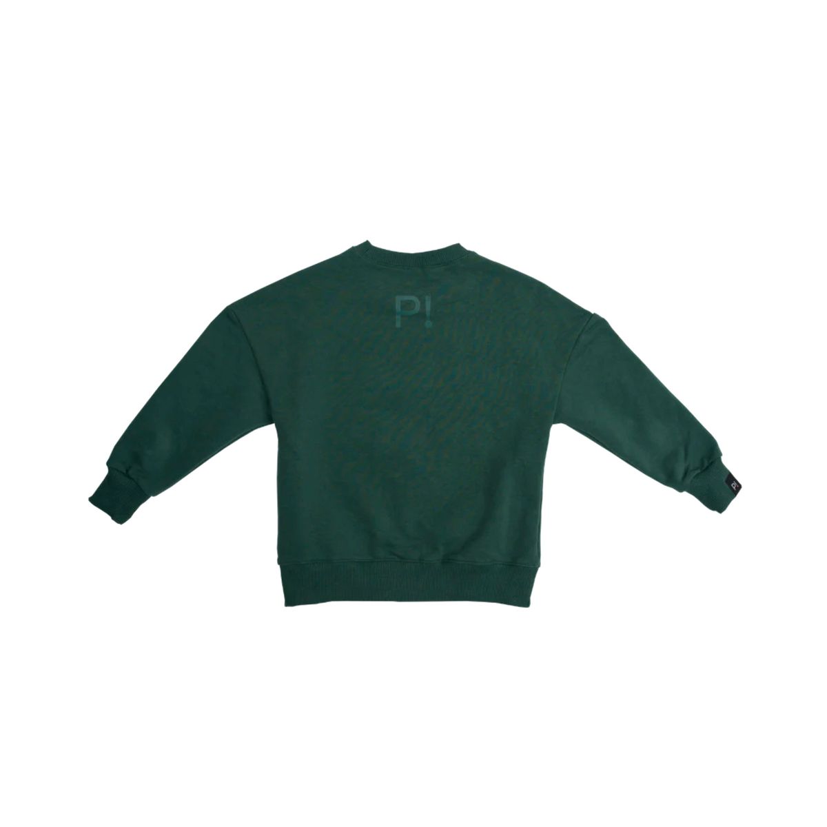 Plaein sweatshirt, Plaein, grøn - 116 - 6år