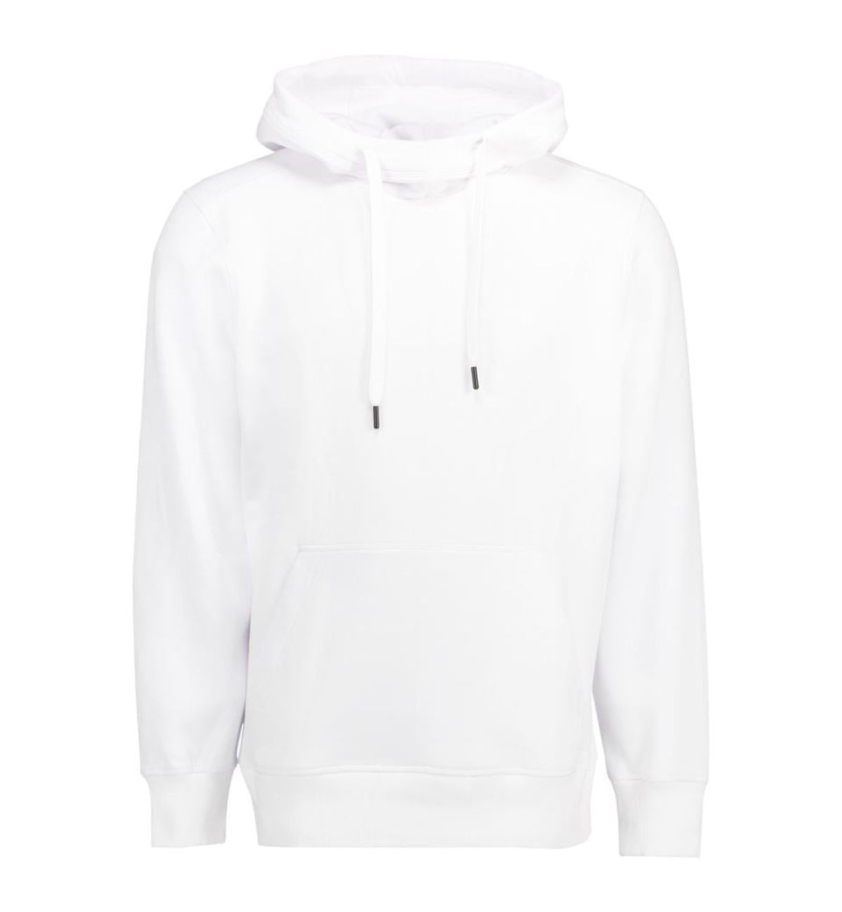 Plain Hoodie - Hvid | M