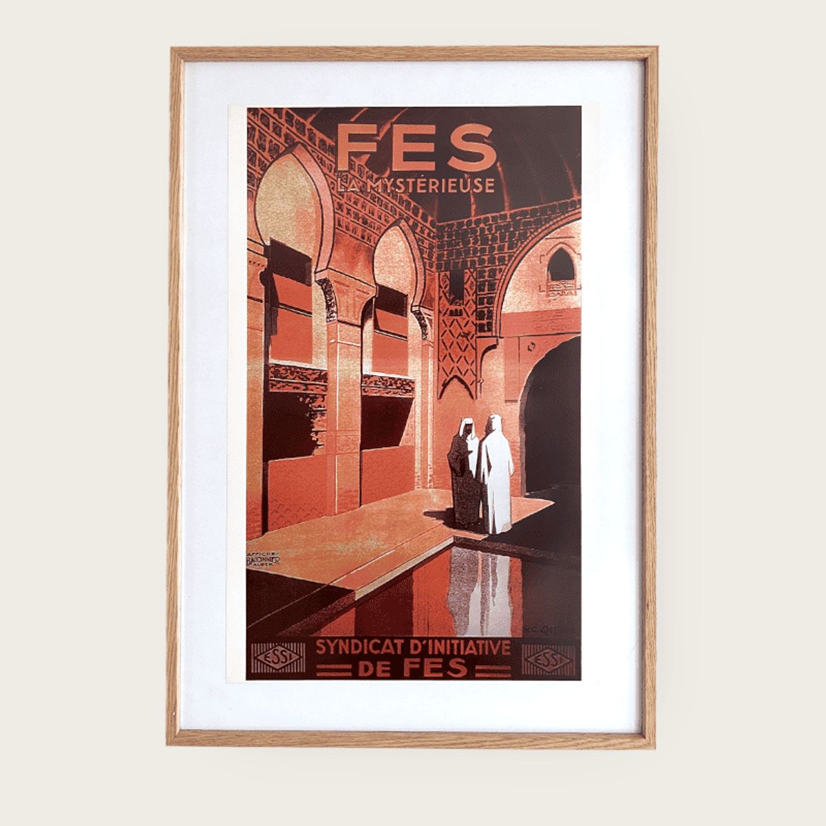 Plakat 40x60 cm. FES LA MYSTÈRIEUSE