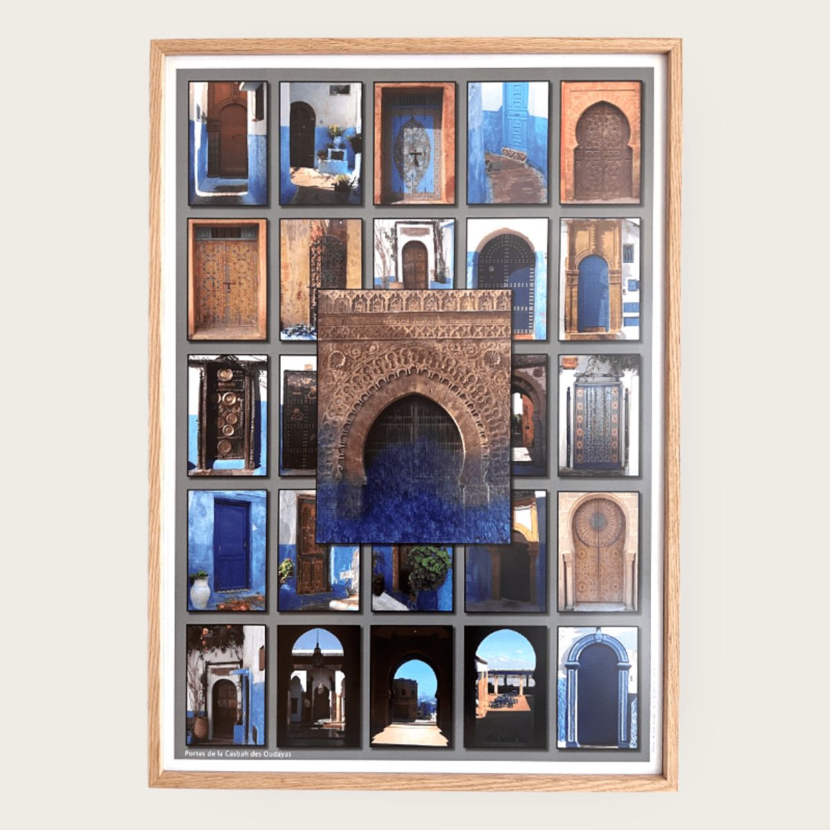 Plakat 50x70 cm. PORTES DE LA CASBAH