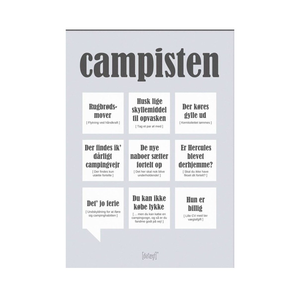 PLAKAT 'CAMPISTEN'