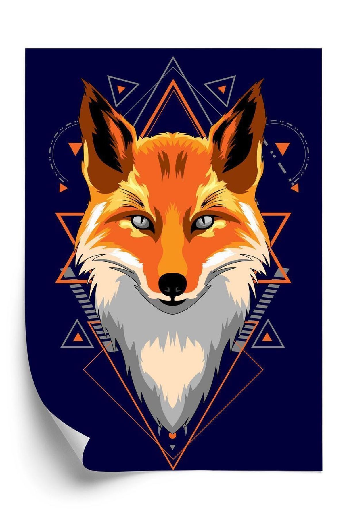 Plakat - Fox natural