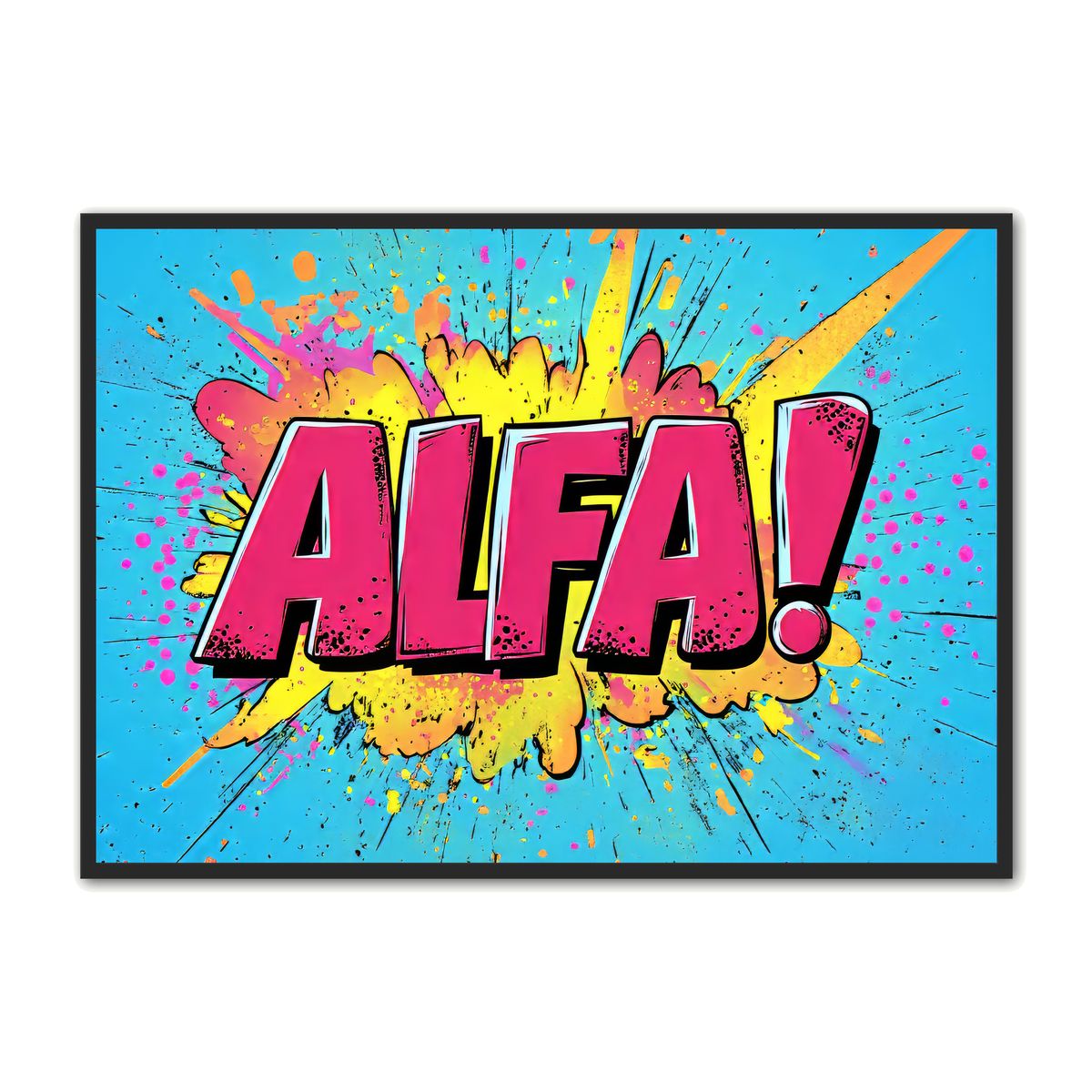 Plakat med ALFA 3 - Gamer Plakat 21 x 29,7 cm (A4)