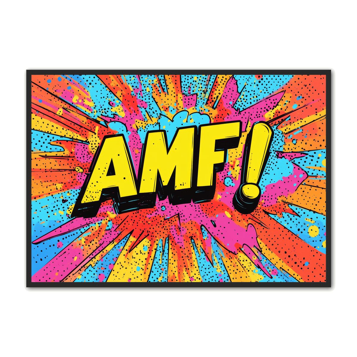 Plakat med AMF 1 - Gamer Plakat 50 x 70 cm (B2)