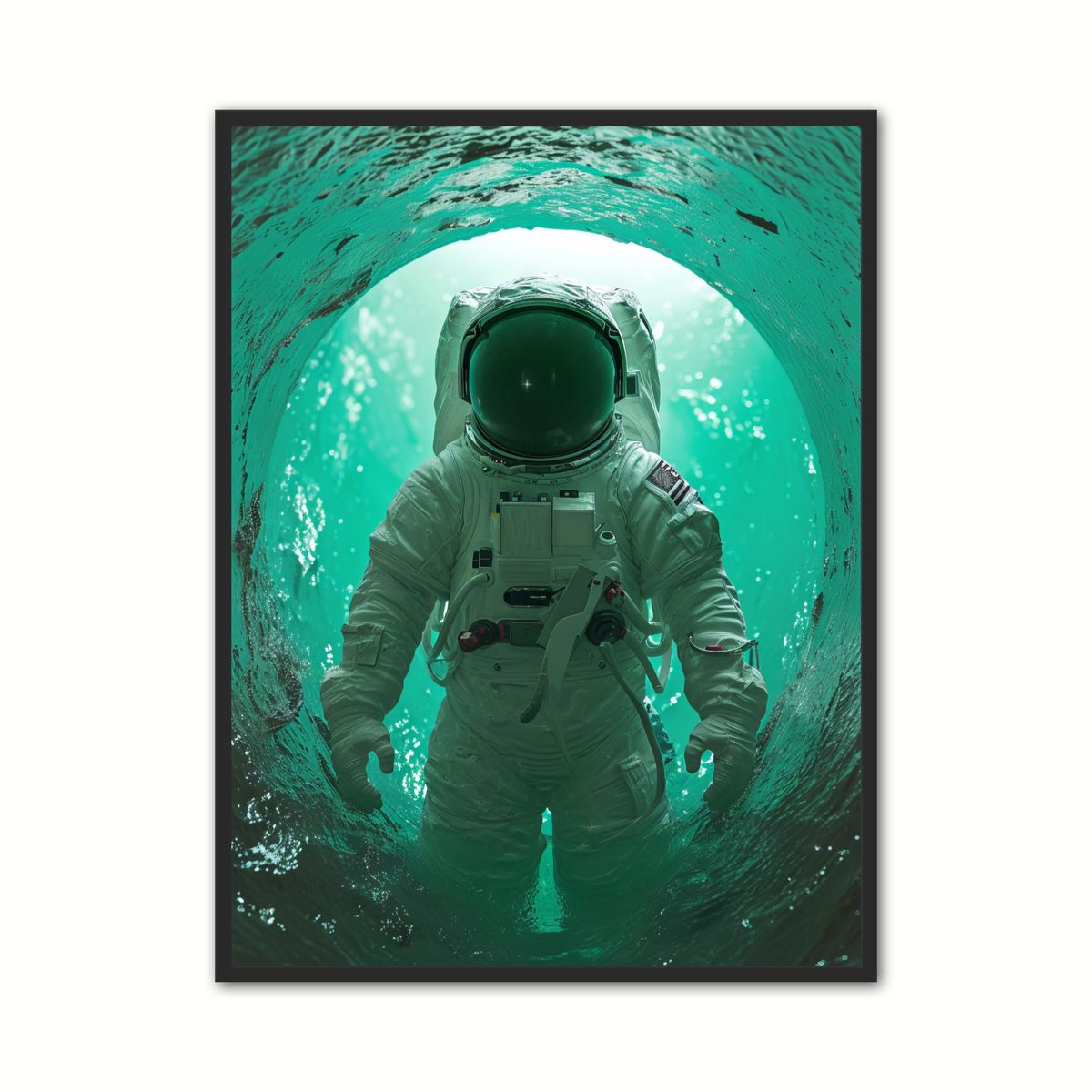 Plakat med Astronaut Plakat Nr. 13 30 x 40 cm