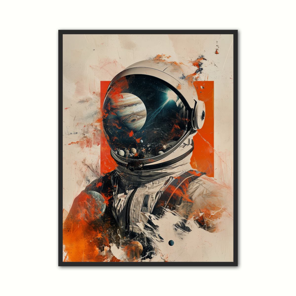 Plakat med Astronaut Plakat Nr. 25 21 x 29,7 cm (A4)