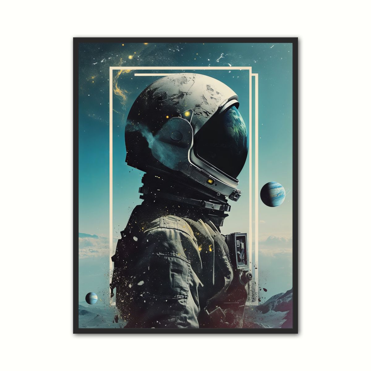 Plakat med Astronaut Plakat Nr. 27 21 x 29,7 cm (A4)