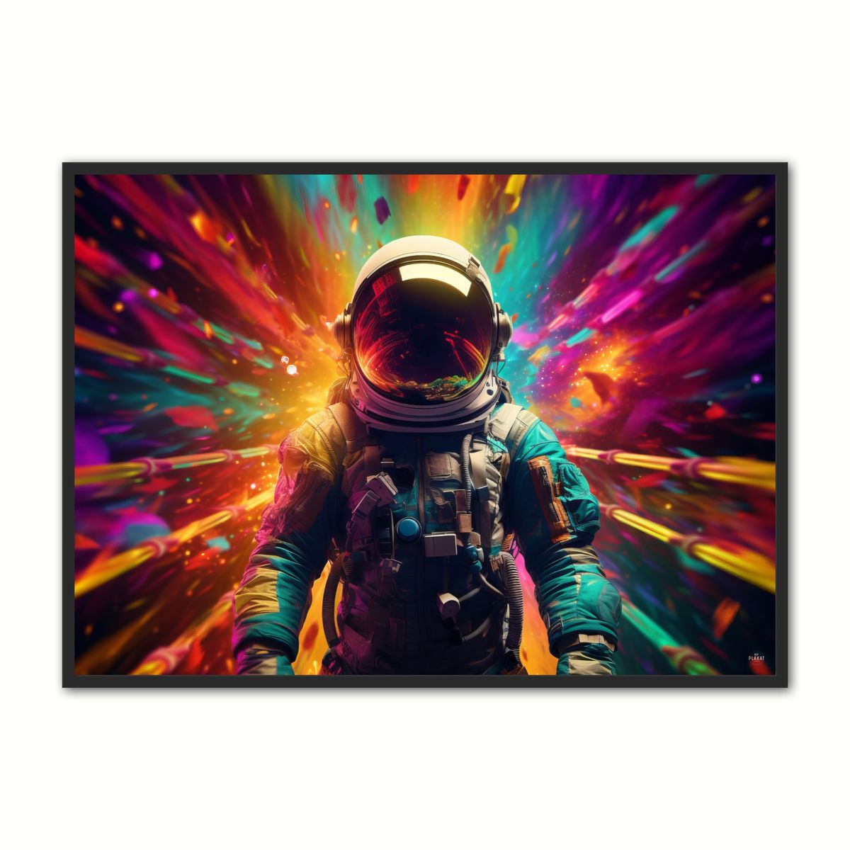 Plakat med Astronaut Plakat Nr. 5 50 x 70 cm (B2)