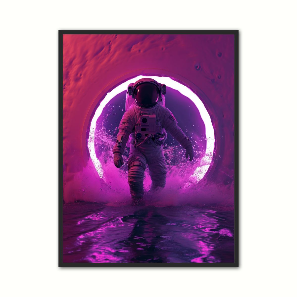 Plakat med Astronaut Plakat Nr. 7 21 x 29,7 cm (A4)