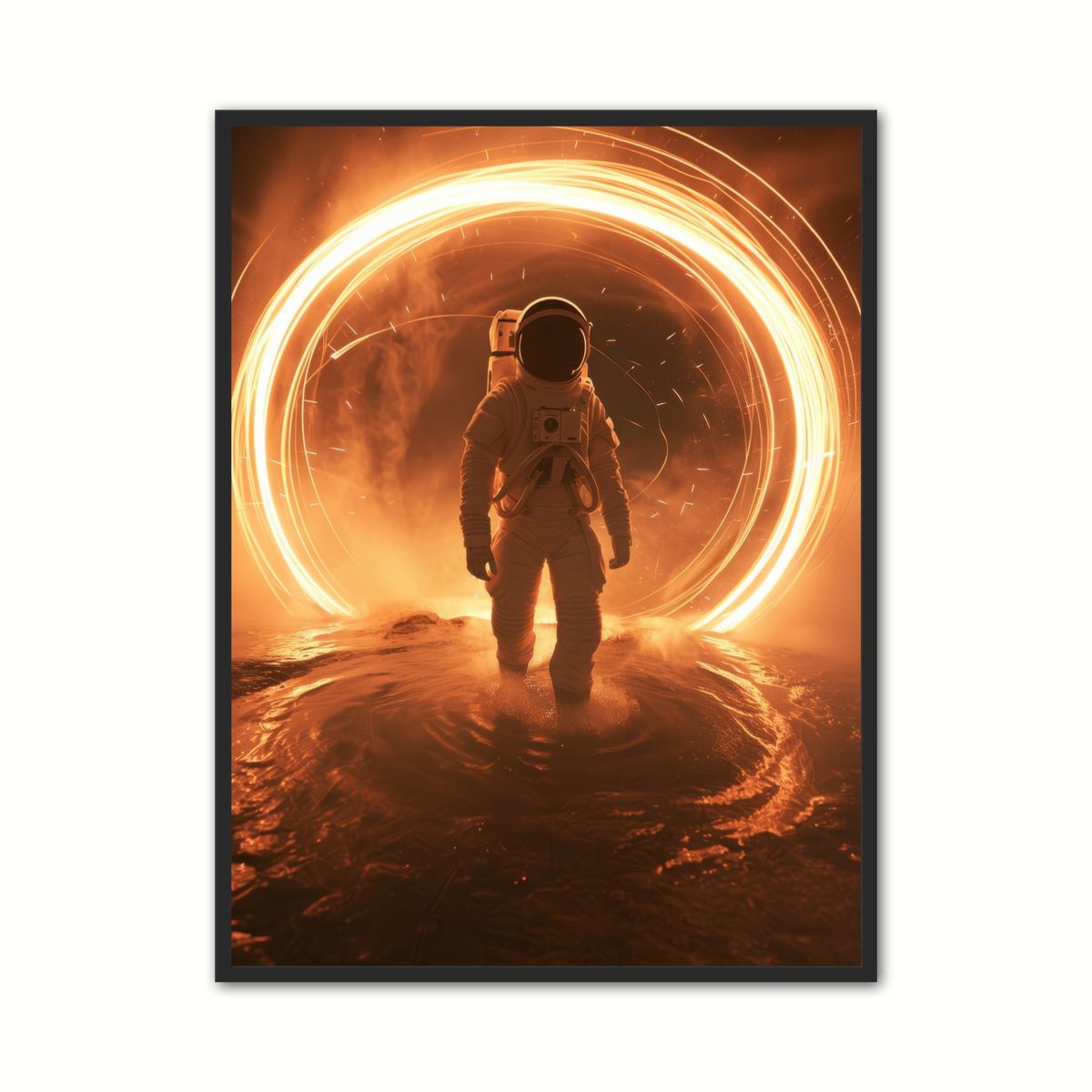 Plakat med Astronaut Plakat Nr. 8 30 x 40 cm