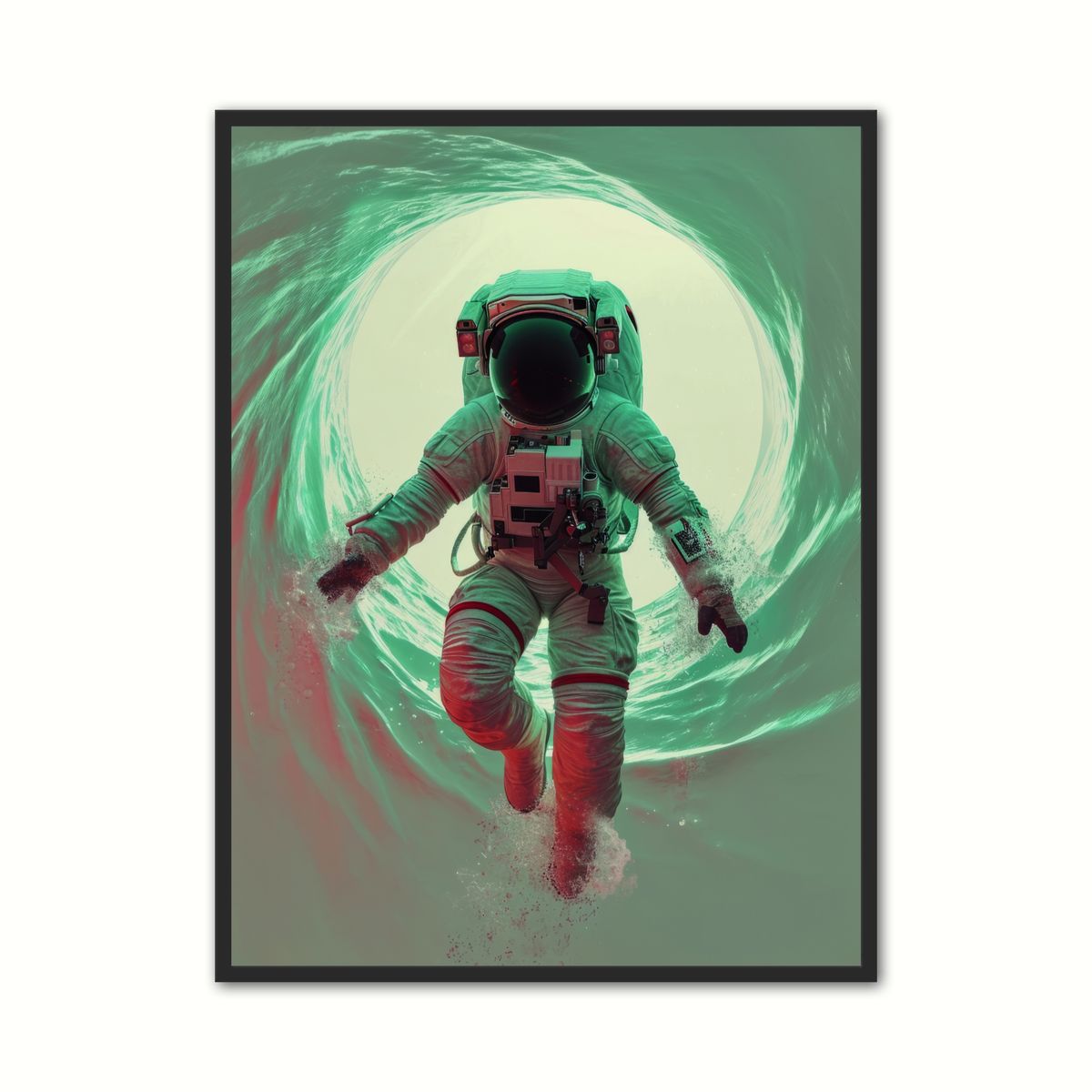 Plakat med Astronaut Plakat Nr. 9 30 x 40 cm