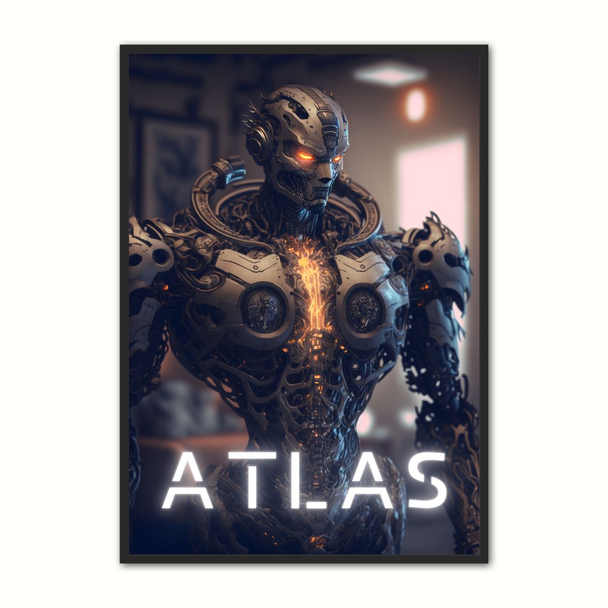 Plakat med Atlas - Android 50 x 70 cm (B2)